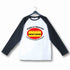 91 TV Series VANDELAY INDUSTRIES IMPORT EXPORT Custom Printed Graphic Design Raglan T-Shirt for Women